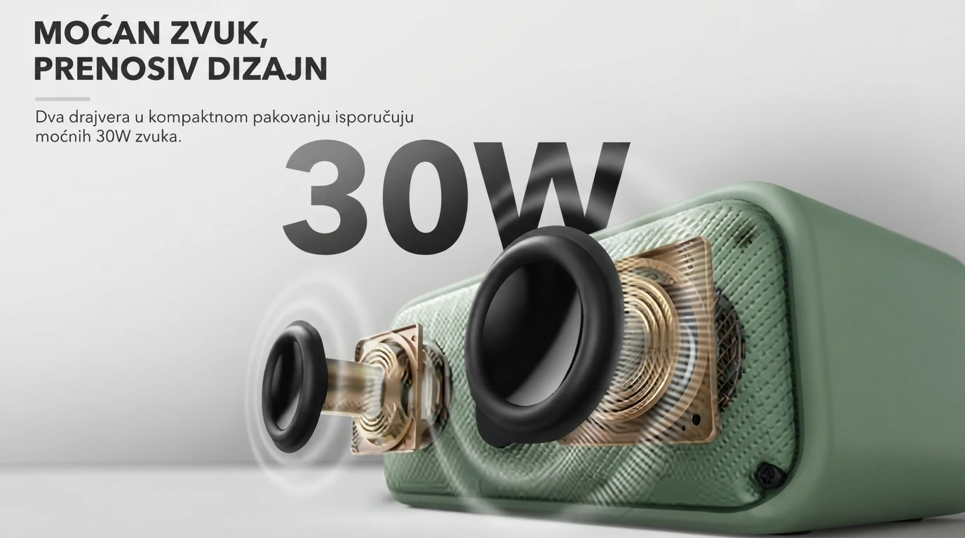 Soundcore Bluetooth zvučnik Motion 300 Zelena