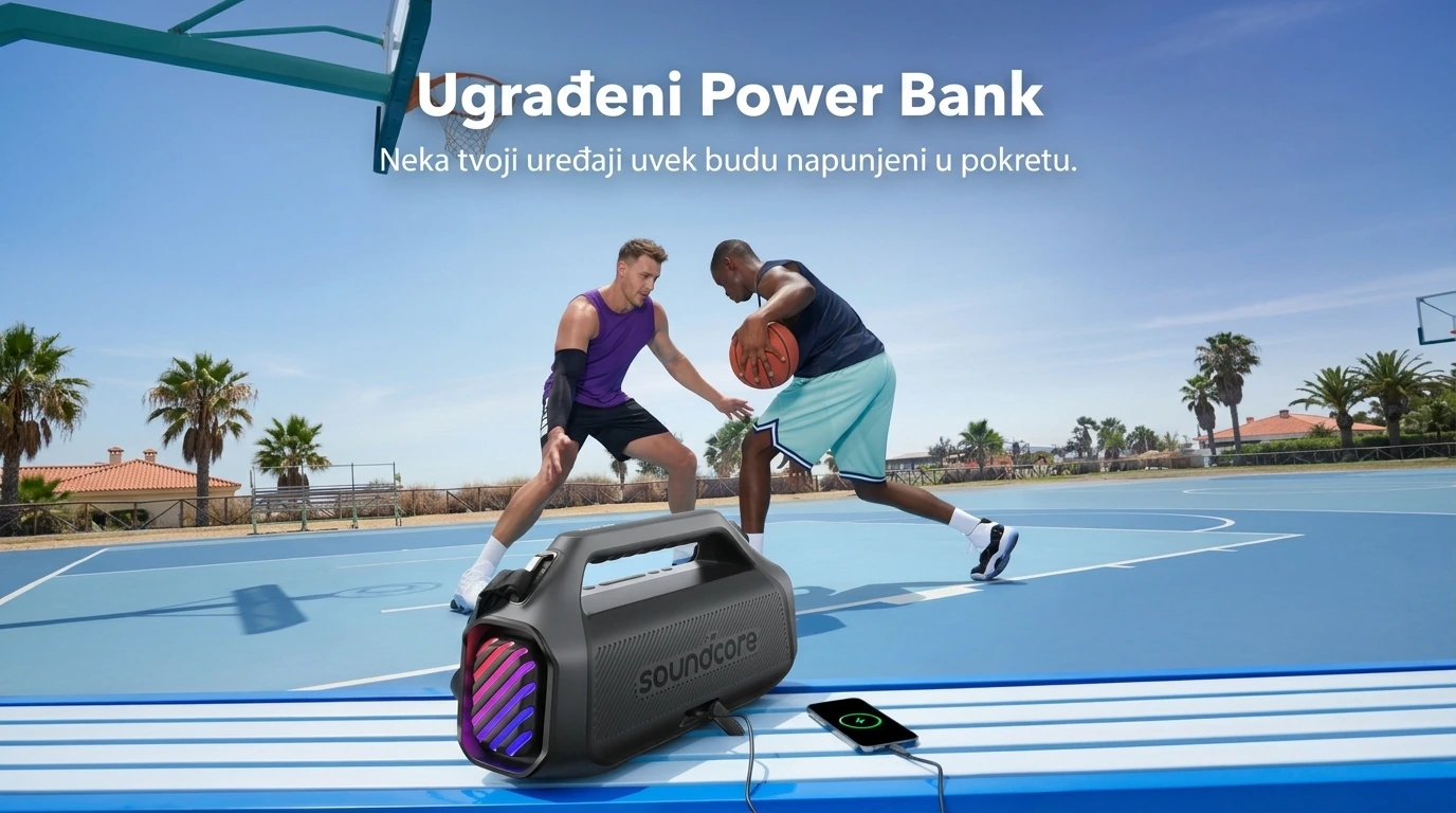 Soundcore Bluetooth zvučnik Boom 2 Plus Crna