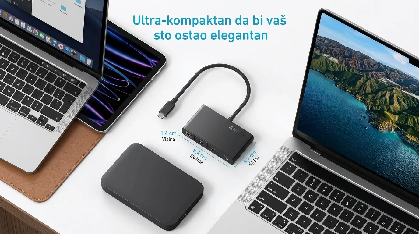 Anker Hub 4-u-1 USB-C Display 10Gbps