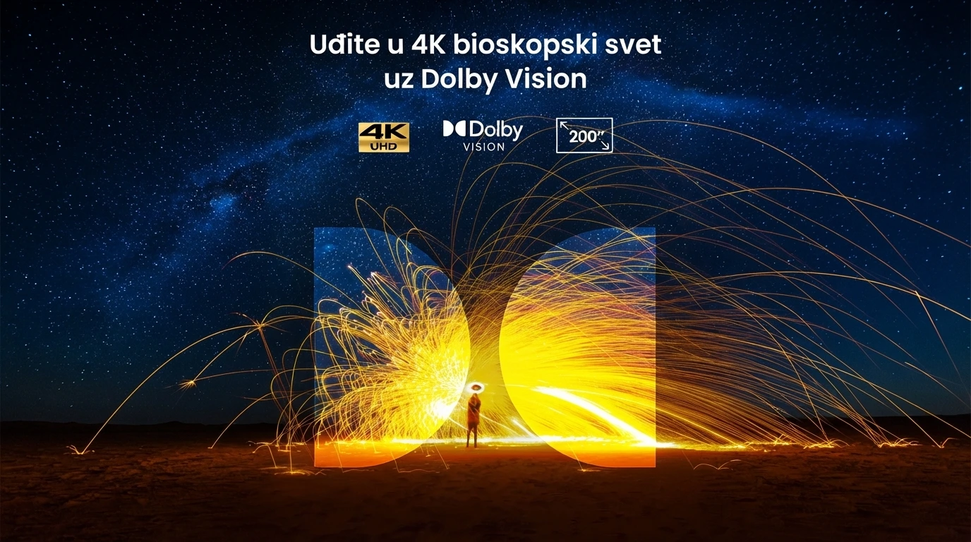 Nebula Projektor Cosmos 4K SE Laser Crna