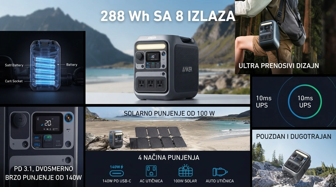 Anker Solix Energetska stanica C300X