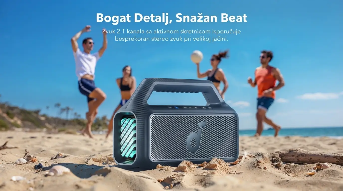 Soundcore Bluetooth zvučnik Boom 2 Plava