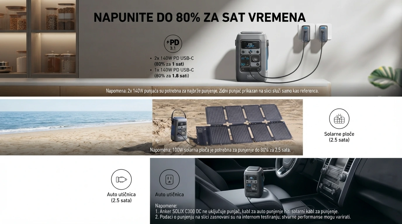 Anker Solix Energetska stanica C300X DC