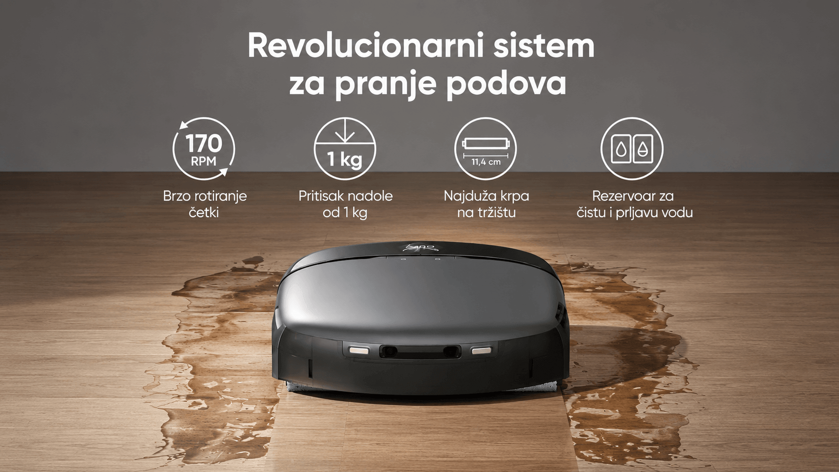 Eufy Robot Usisivač Omni S1 Crna