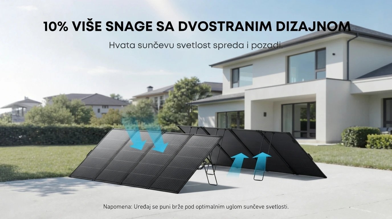 Anker Solix Prenosiv Solar Panel PS400 Bifacial