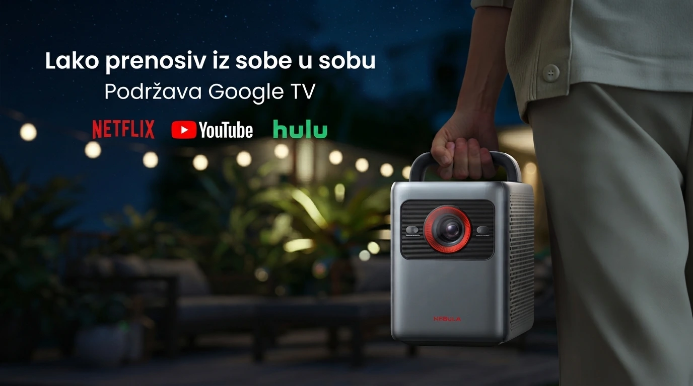 Nebula Projektor Cosmos 4K SE Laser Crna