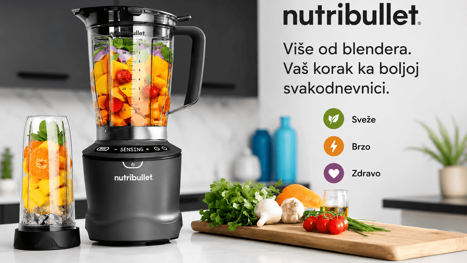 Nutribullet Blender Combo SmartSense NBF550DG