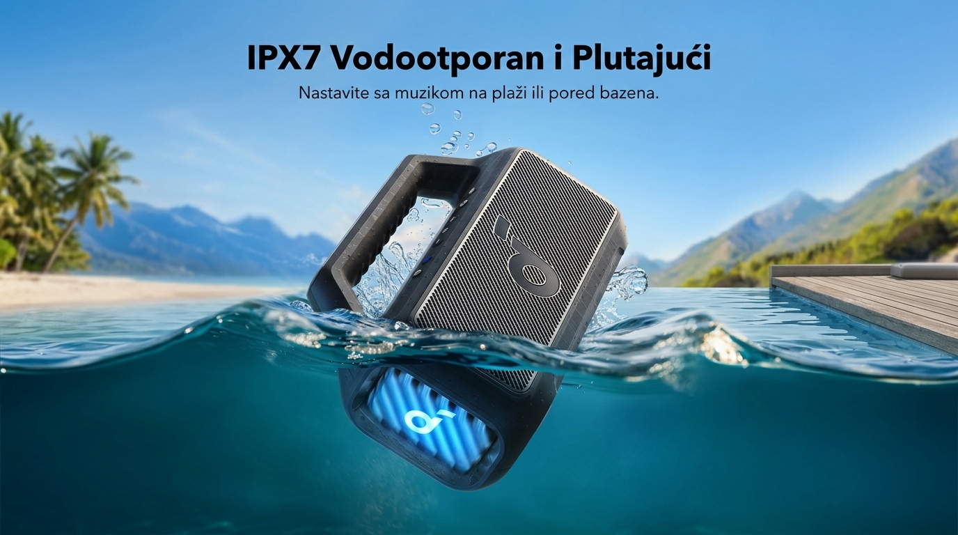 Soundcore Bluetooth zvučnik Boom 2 Crna