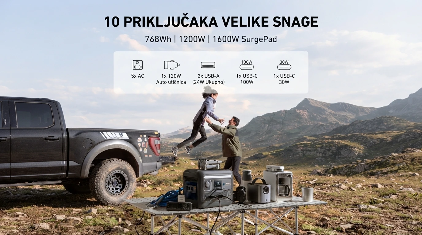Anker Solix Energetska stanica F3000 Crna