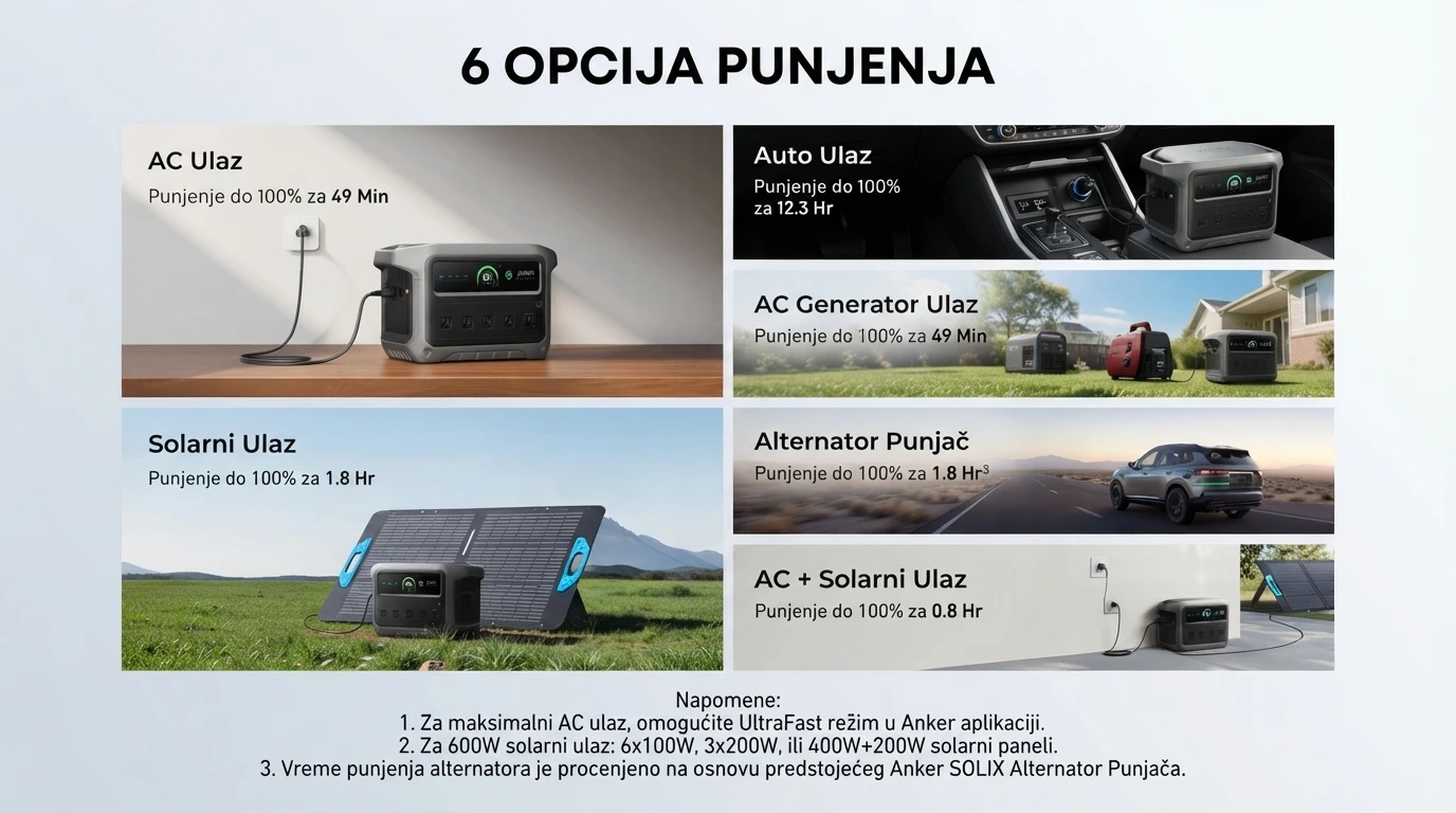 Solix Energetska stanica C1000 Gen2 Siva