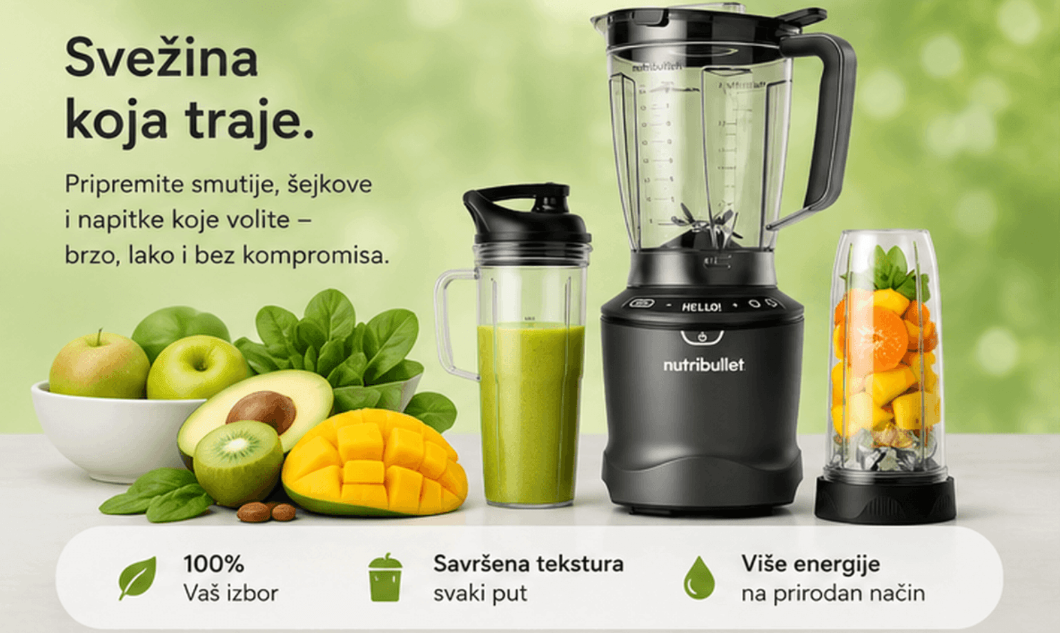 Nutribullet Blender Combo SmartSense NBF550DG