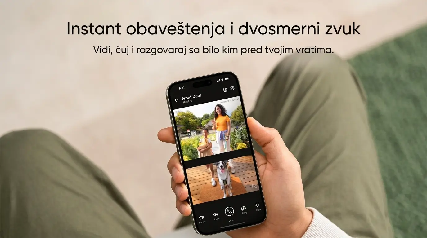 Eufy IP Video interfon E340 sa unutrašnjim zvonom