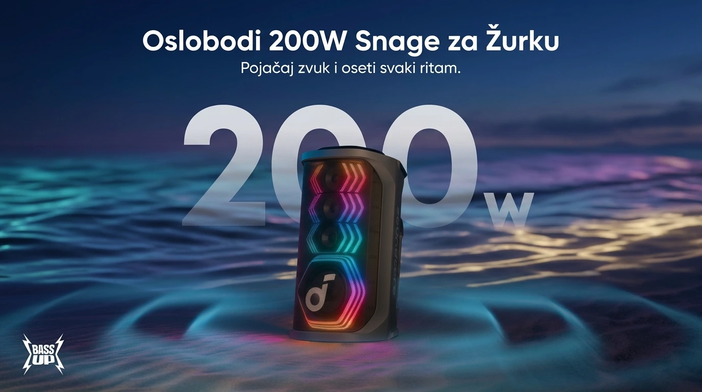 Soundcore Bluetooth zvučnik Rave 3S Crna