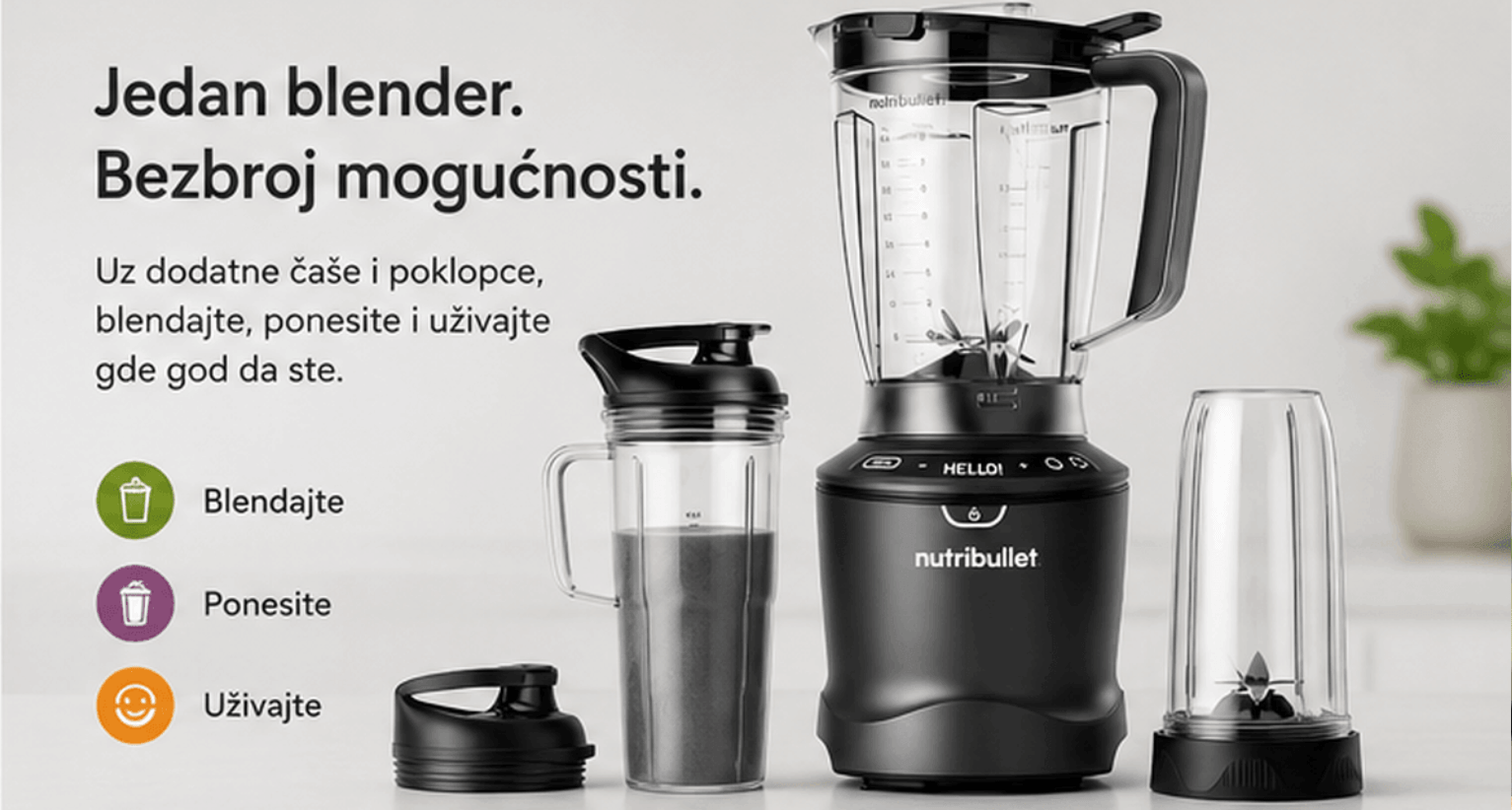 Nutribullet Blender Combo SmartSense NBF550DG