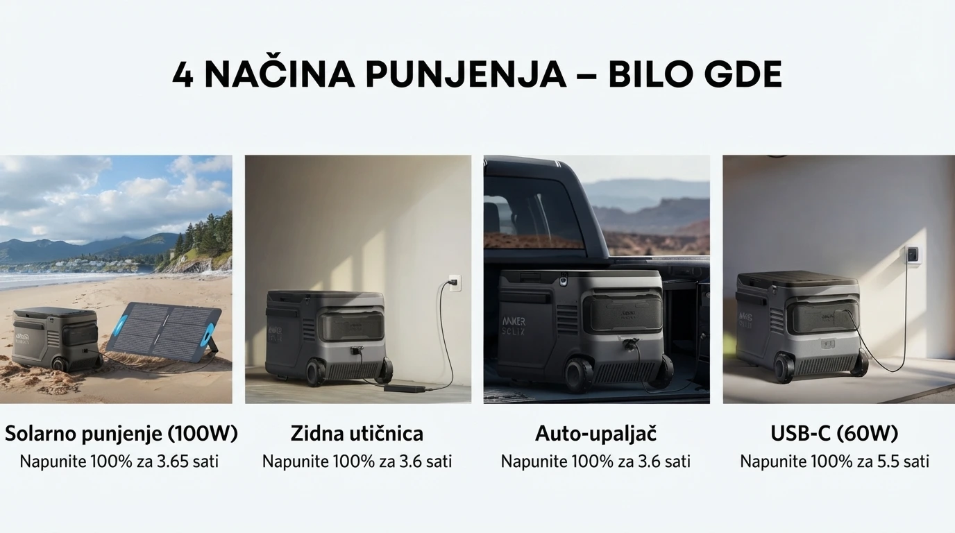 Anker Solix Prenosivi Električni frižider EverFrost 2 40L