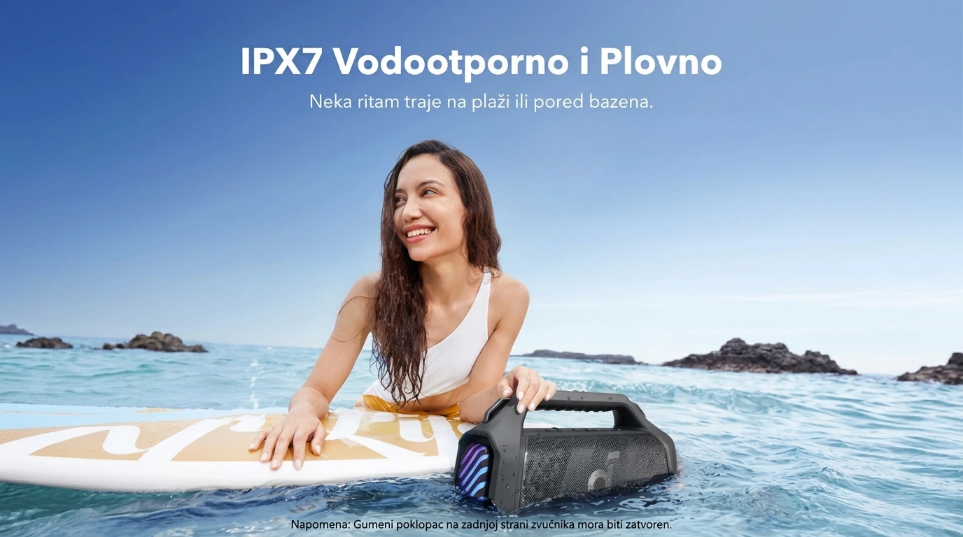 Soundcore Bluetooth zvučnik Boom 2 Plus Crna