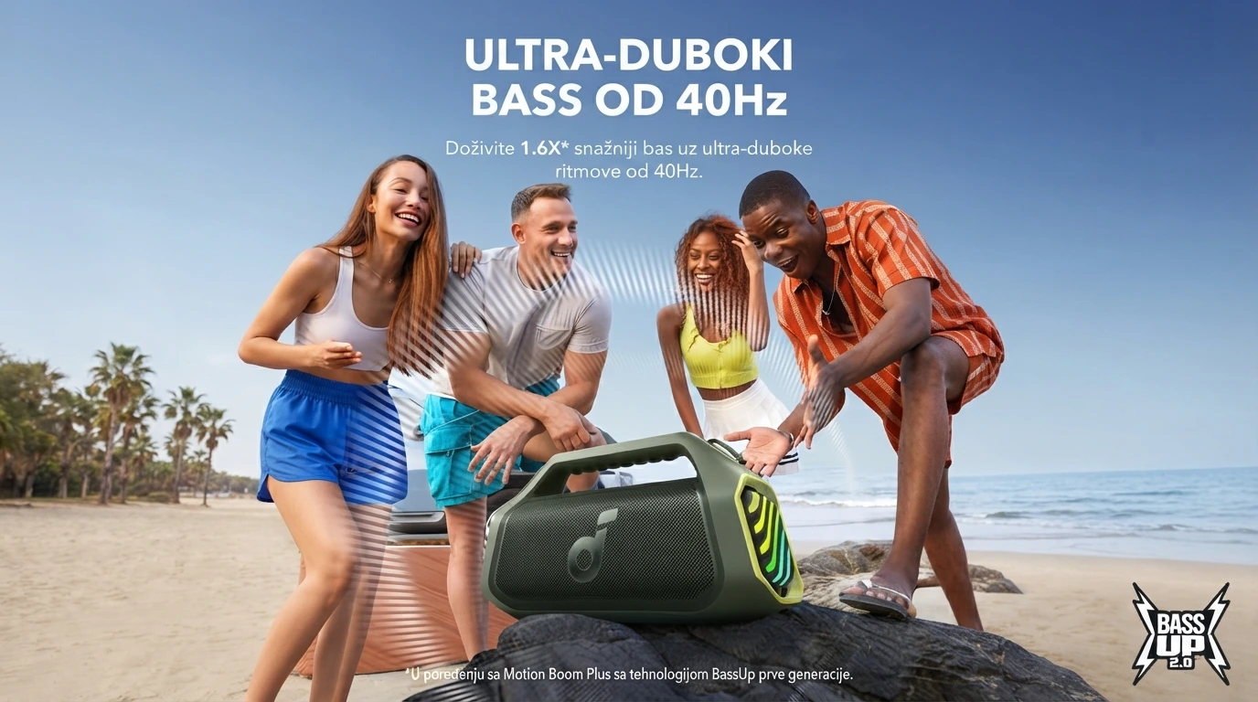 Soundcore Bluetooth zvučnik Boom 2 Zelena