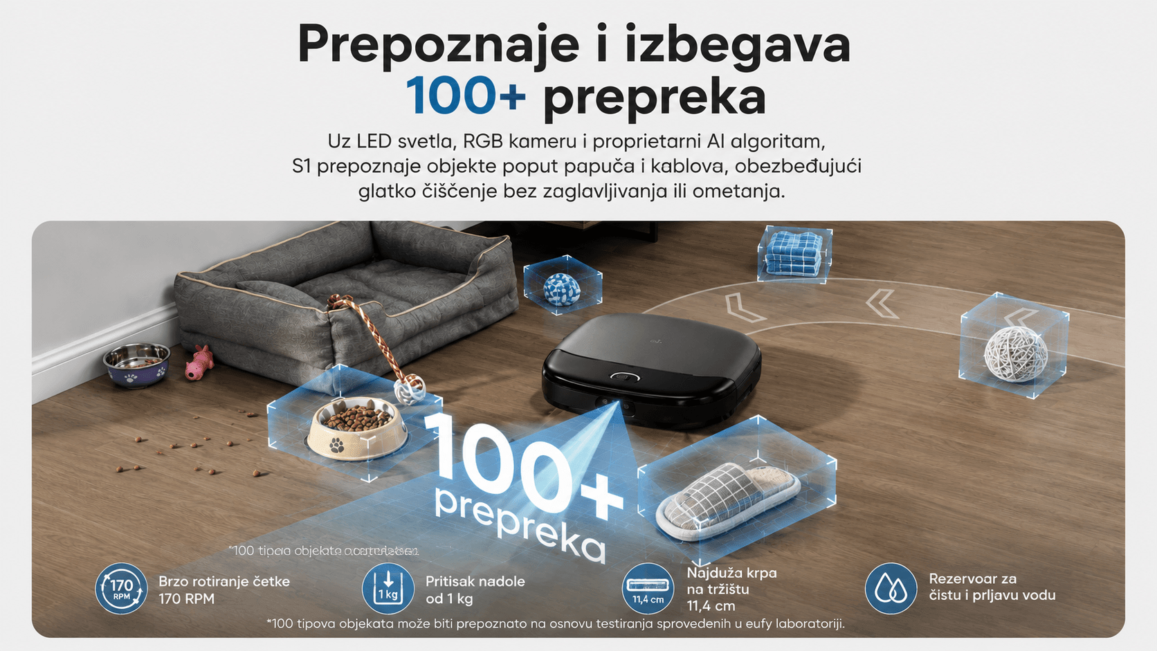 Eufy Robot Usisivač Omni S1 Crna