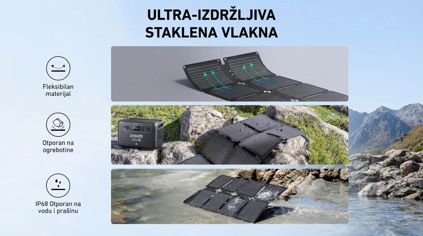 Anker Solix Energetska stanica C300X DC + Prenosiv Solar Panel PS60