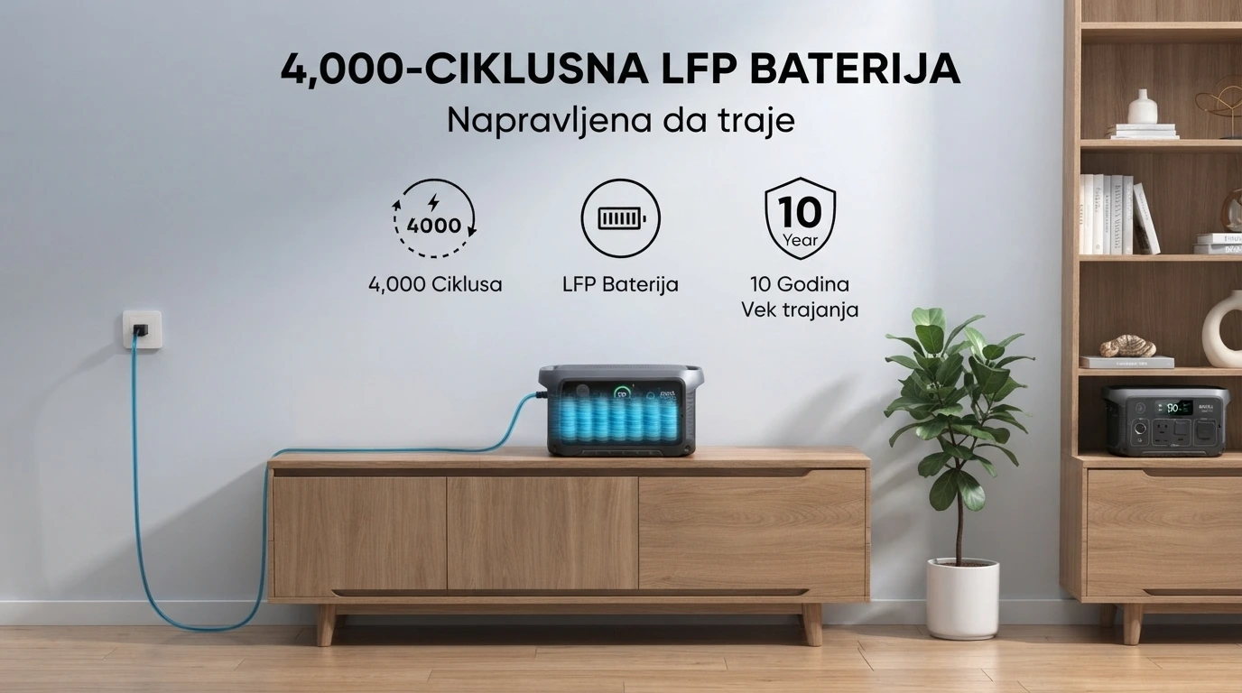 Anker Solix Dodatna Baterija BP2600