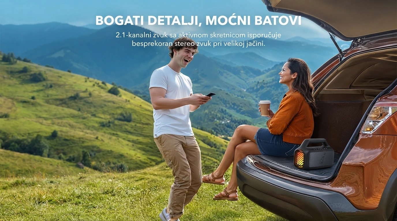Soundcore Bluetooth zvučnik Boom 2 Plava