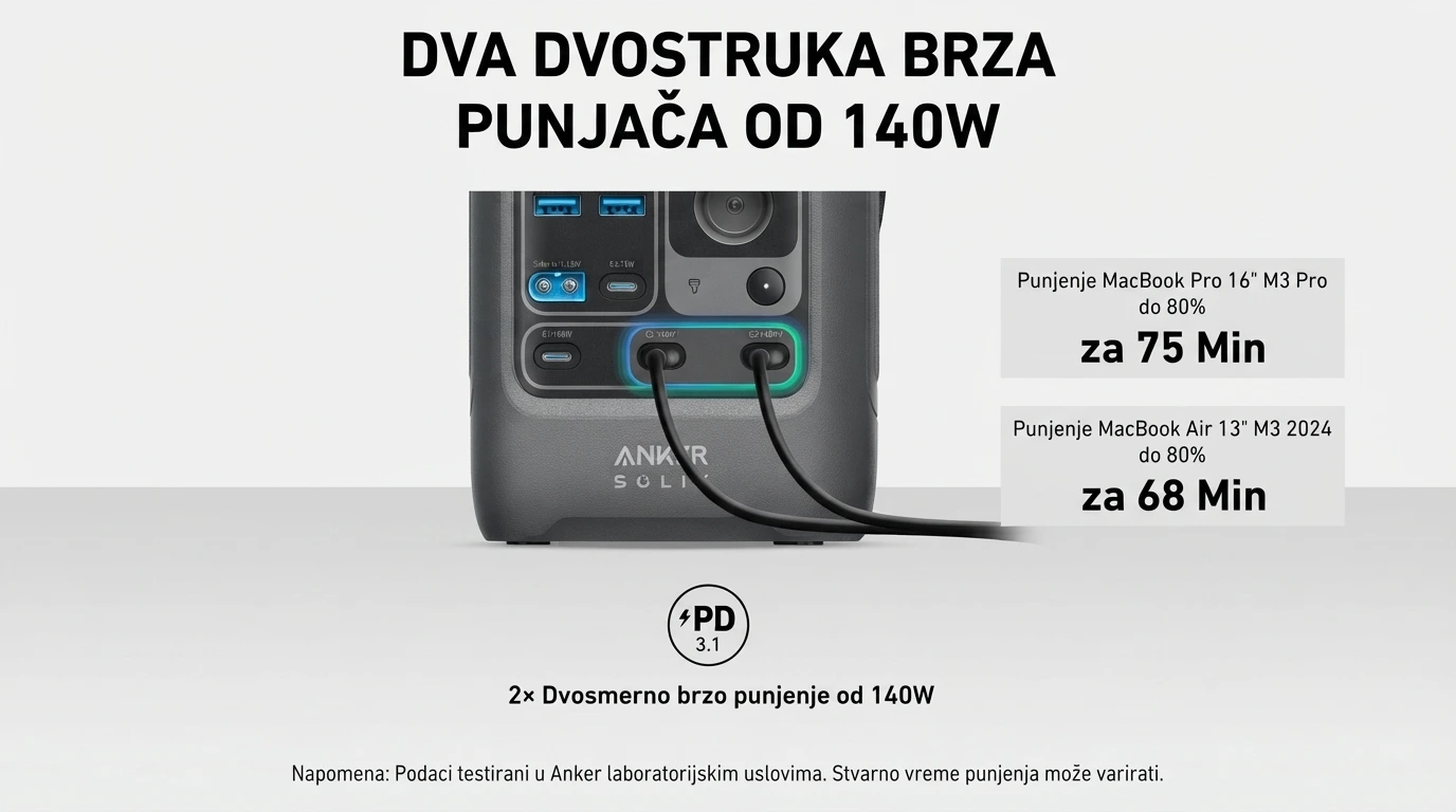 Anker Solix Energetska stanica C300X DC