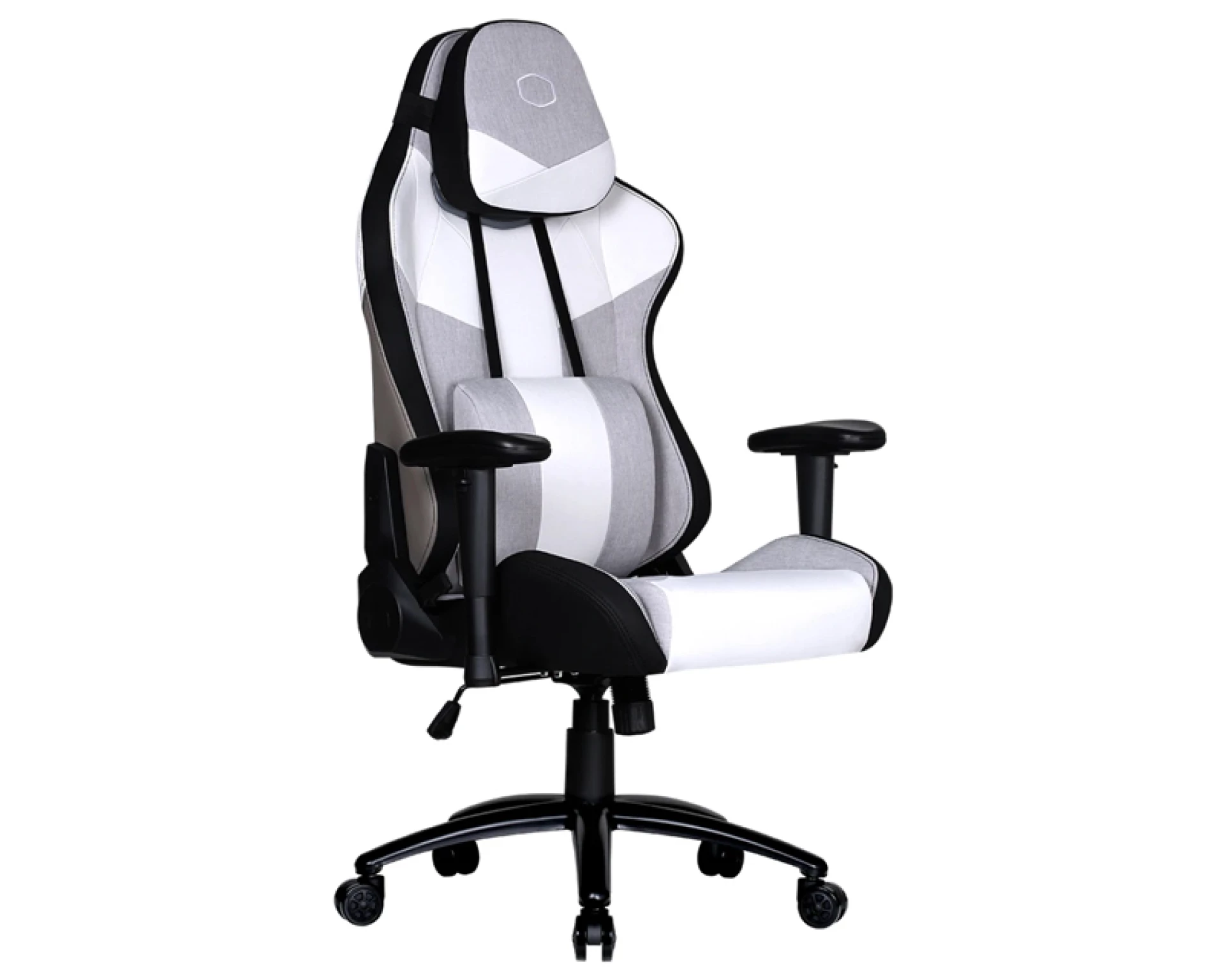 Cooler Matester Caliber R3C  gejmerska stolica sivo-bela