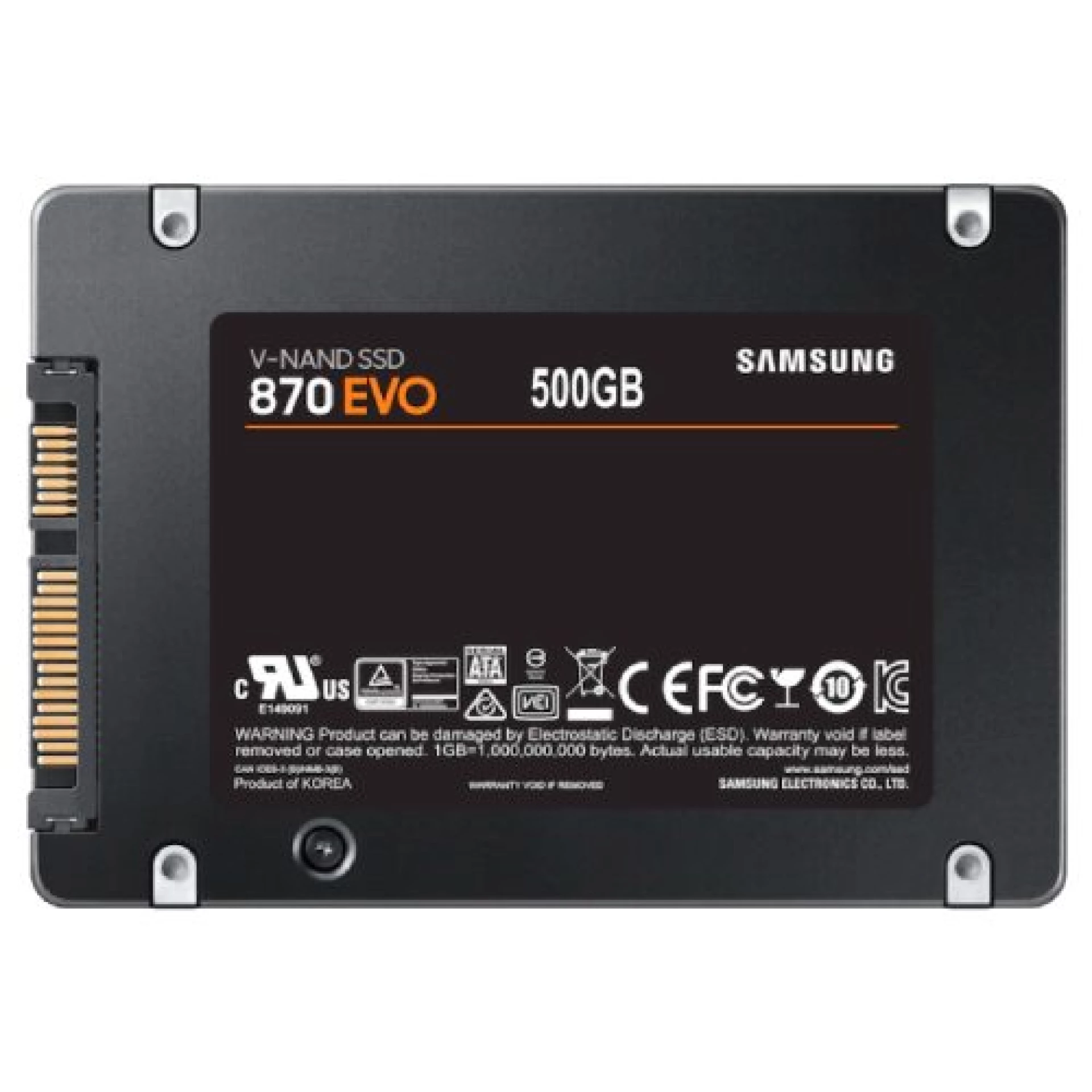 Samsung 500GB 2.5" SATA III 870 EVO (MZ-77E500B) SSD disk