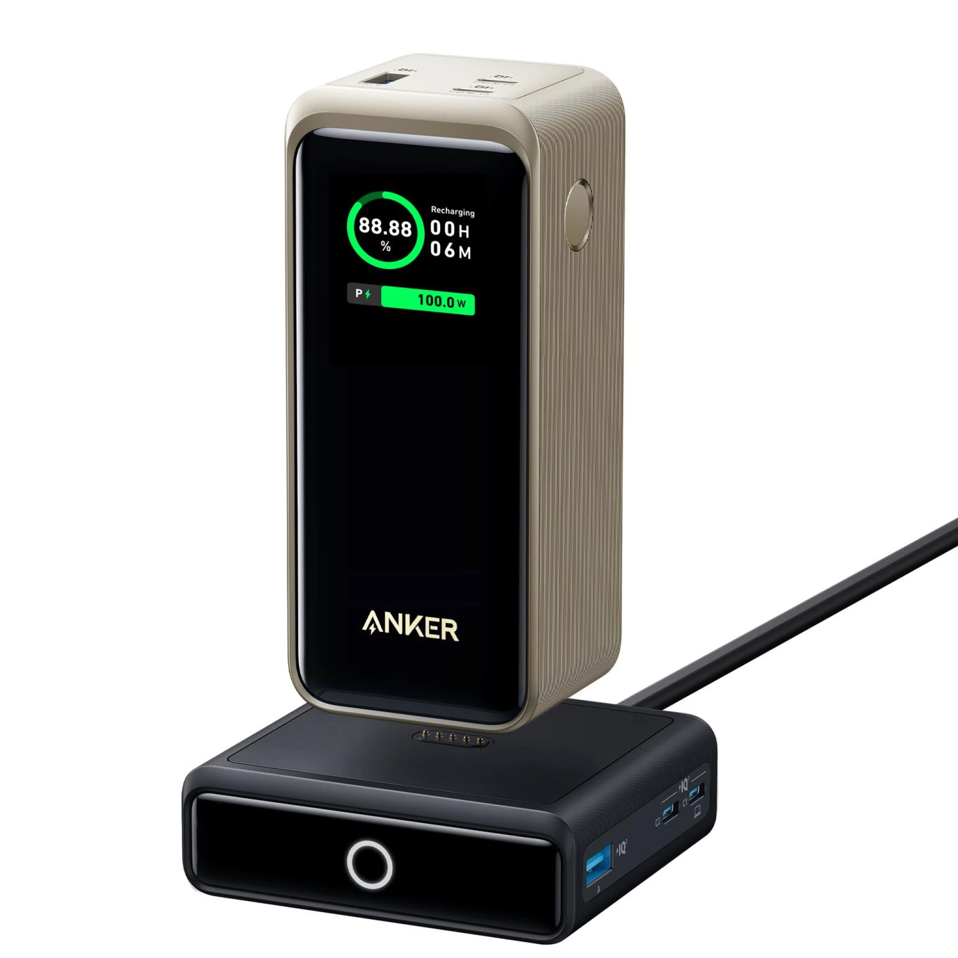 Anker Baza za punjenje Prime Power Bank 100W Crna