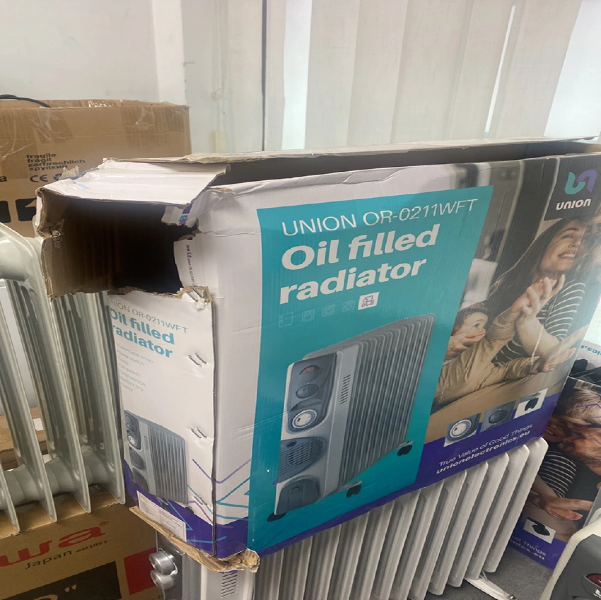 OUTLET - Union uljani radijator OR-0211WFT