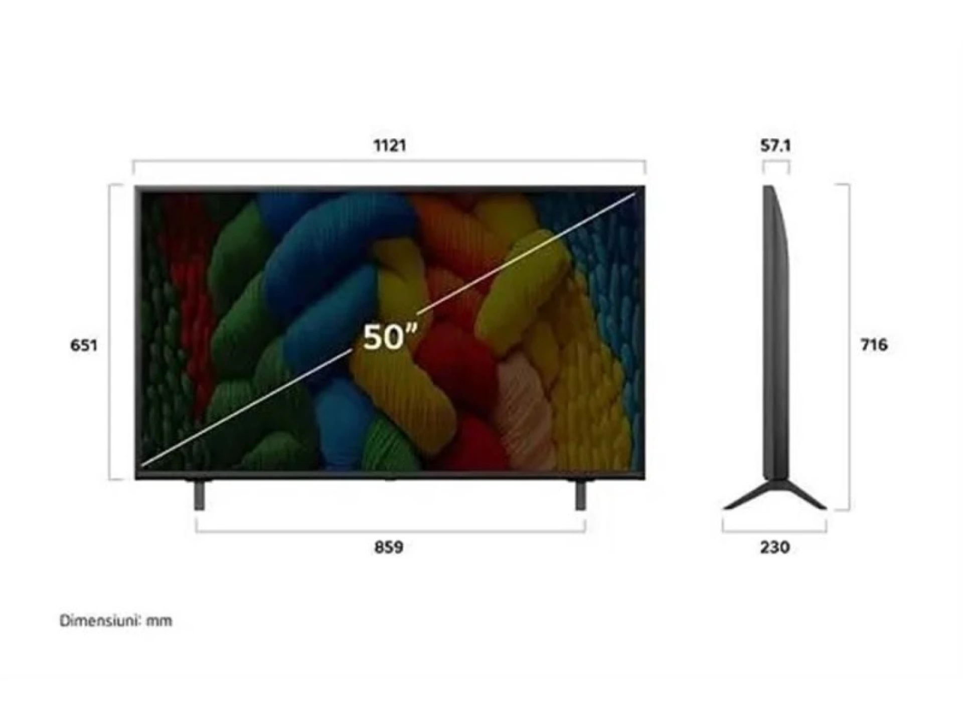 LG 50NANO80A3B Smart TV 50" 4K Ultra HD Nano Cell