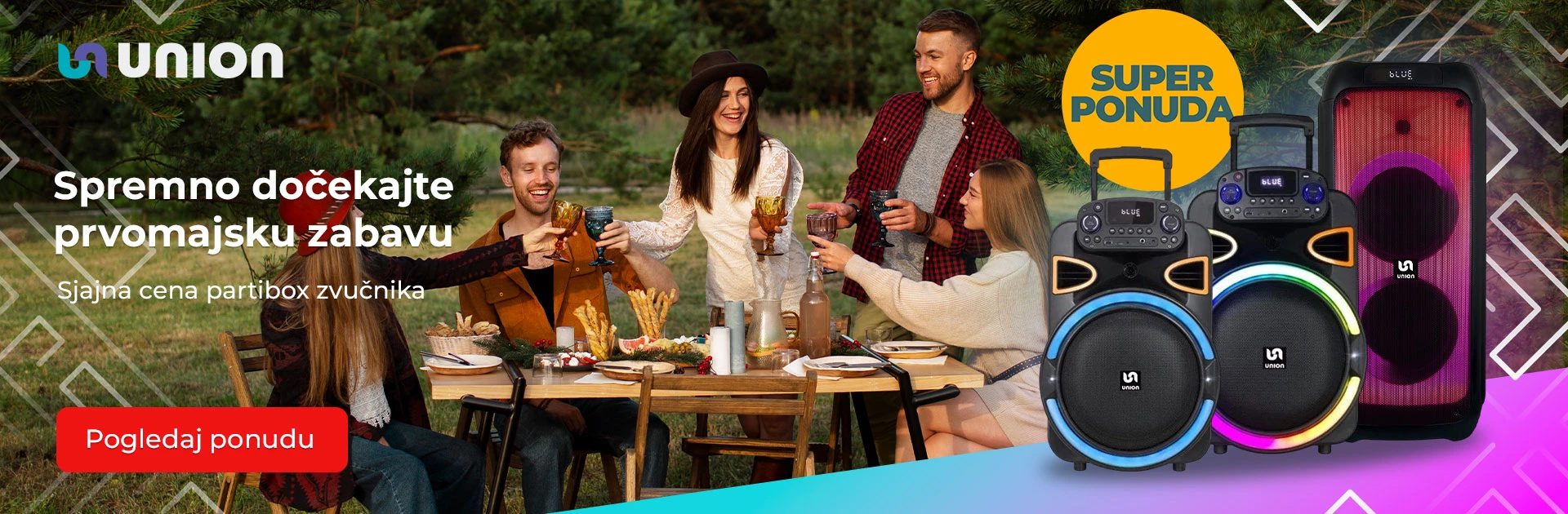 Akcijska ponuda Union partybox zvučnika