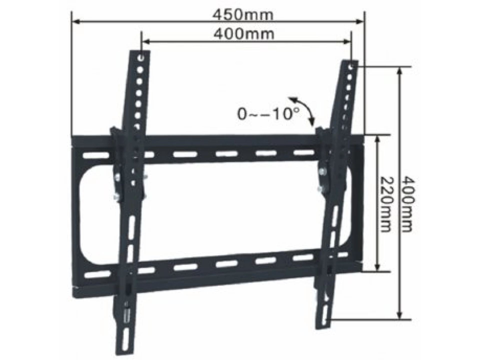 DOWE TV NOSAČ TILT 32" - 55" DO 40KG VESA 400*400