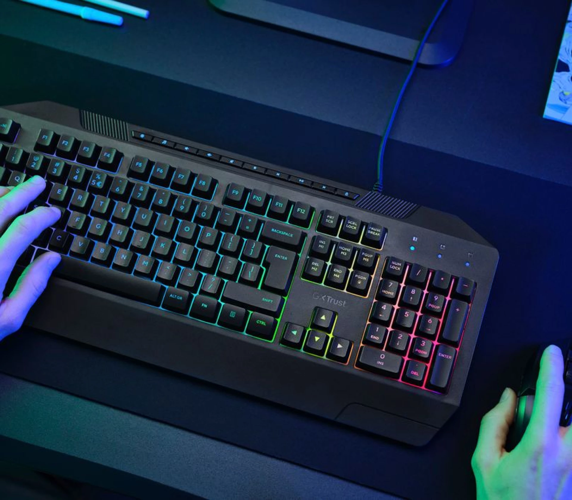 TRUST GEJMING TASTATURA GXT836 EVOCX (24722)