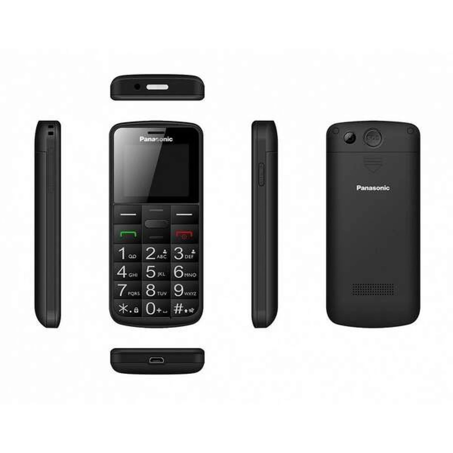 Panasonic KX-TU110EXB crni mobilni telefon 1.77" DualSim