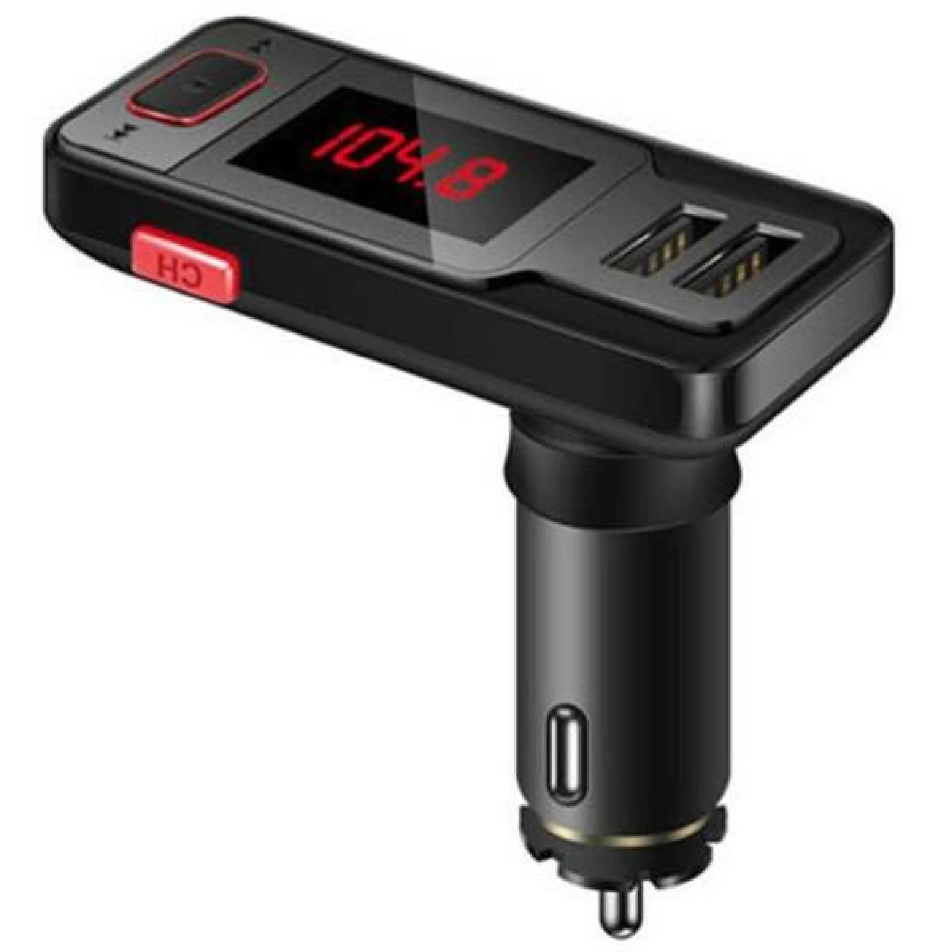 XWAVE T04 FM TRANSMITER BLUETOOTH CRNI