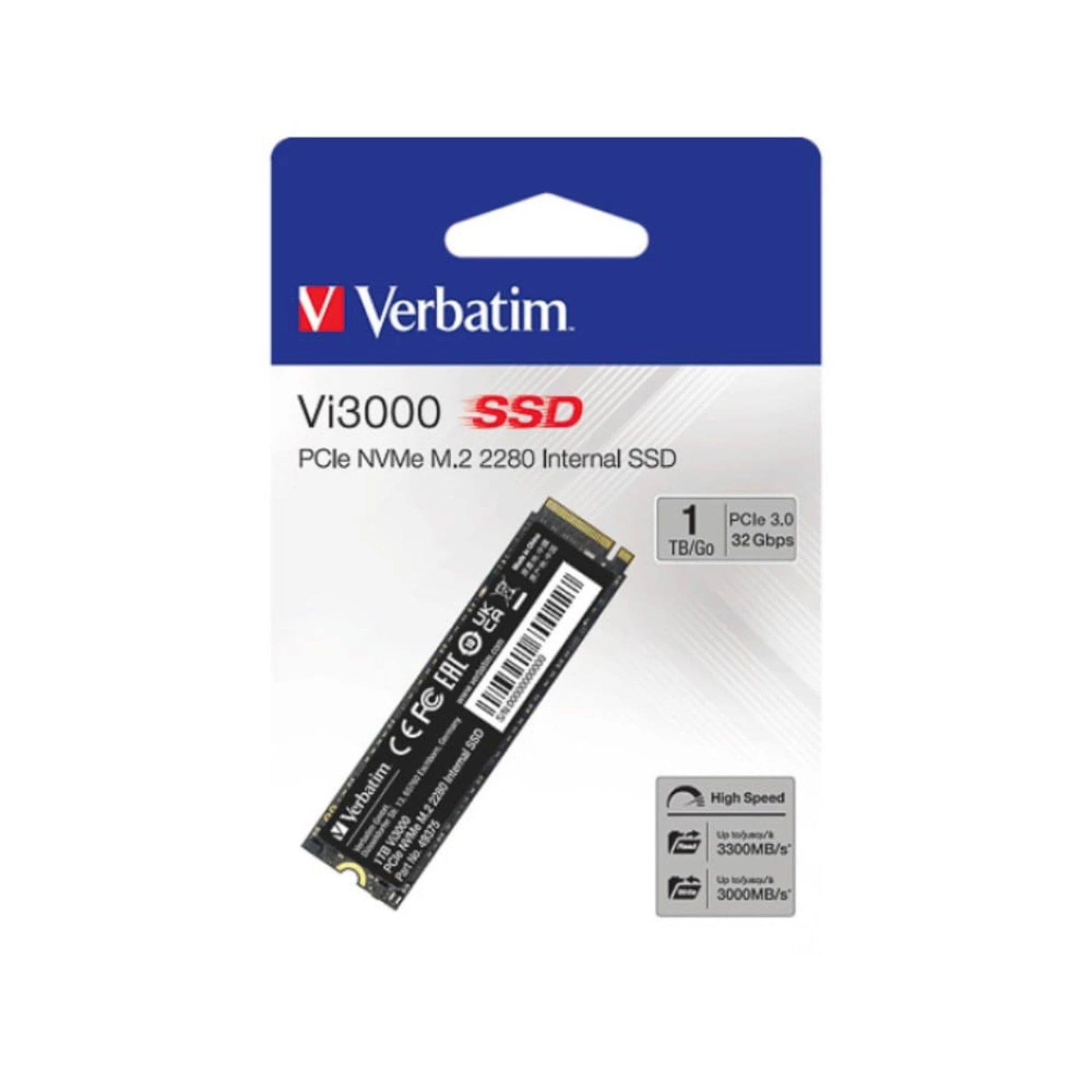 Verbatim 1TB M.2 Vi3000 (49375) SSD disk PCle 3.0
