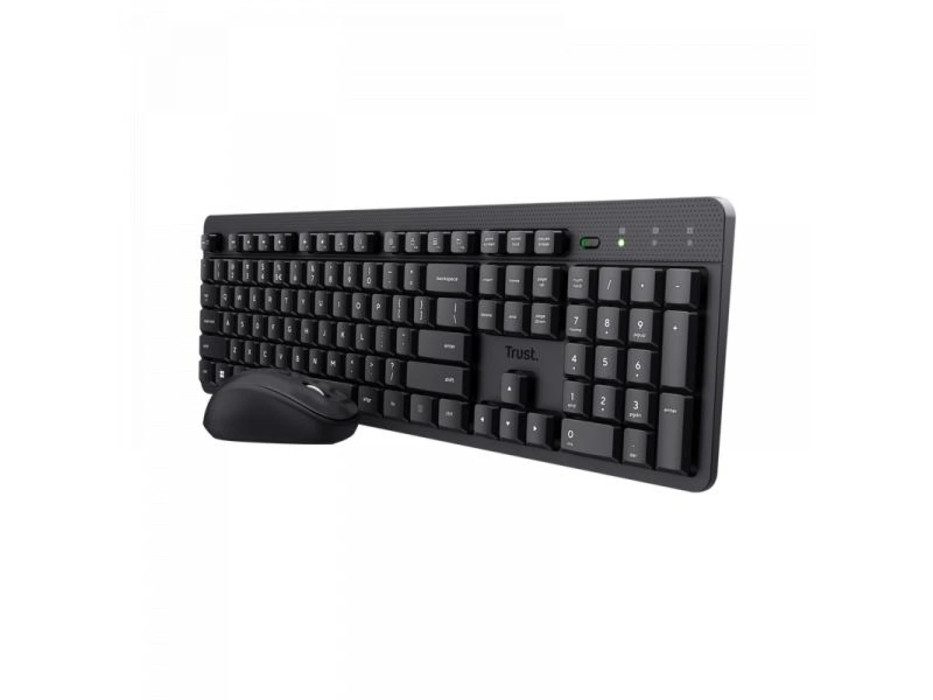 Trust ODY II Silent 2u1 bežični beli komplet tastatura i miš YU