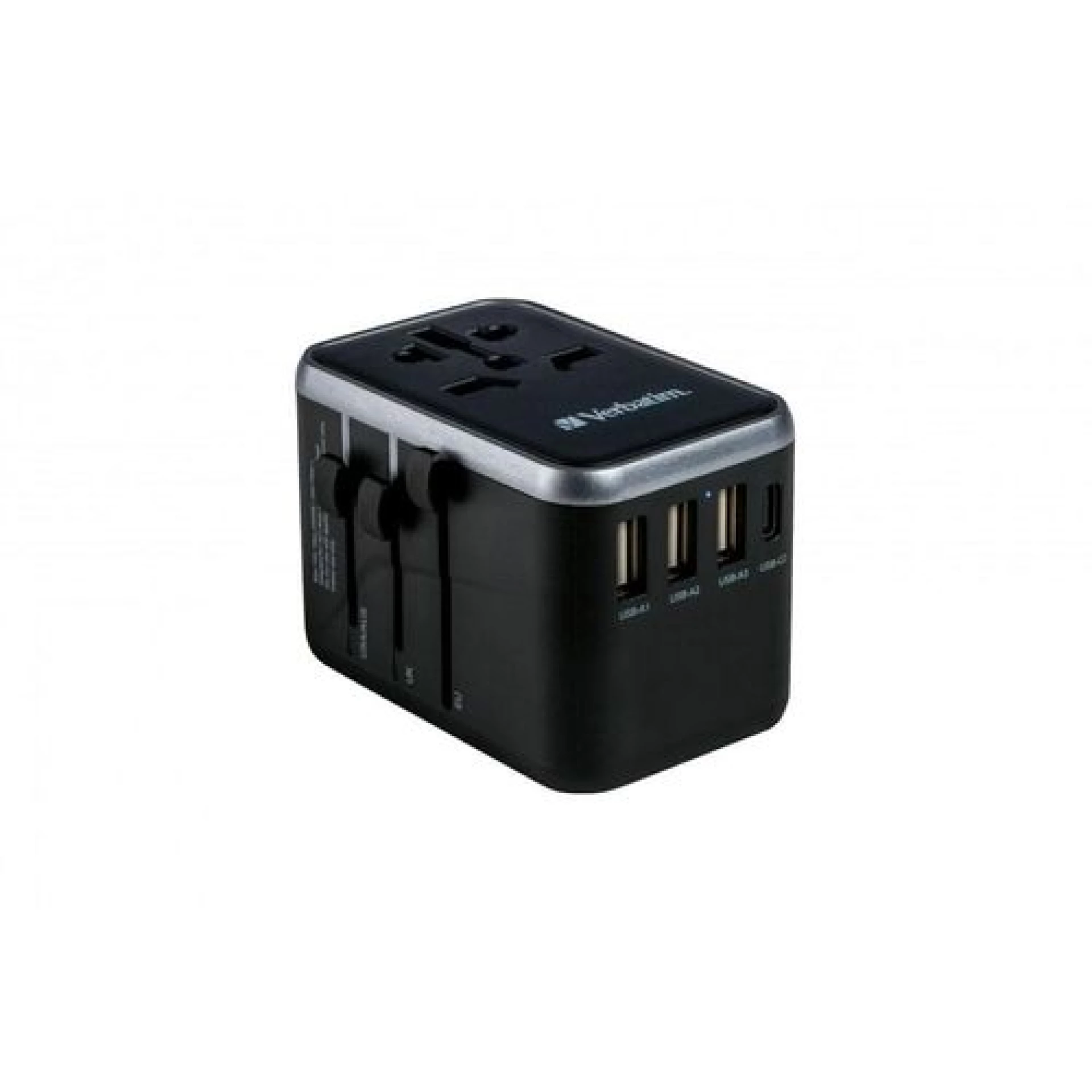 Verbatim UTA-04 Putni adapter US/UK/AUS/EU/USB-C(ženski)/USB-A (ženski)