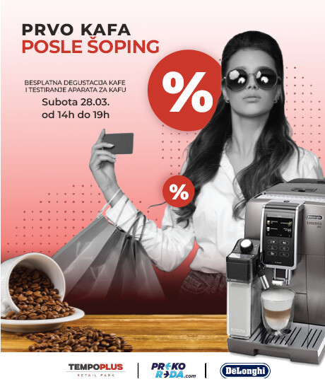 Prvo kafa, posle šoping! Preko Reda Kraljevo