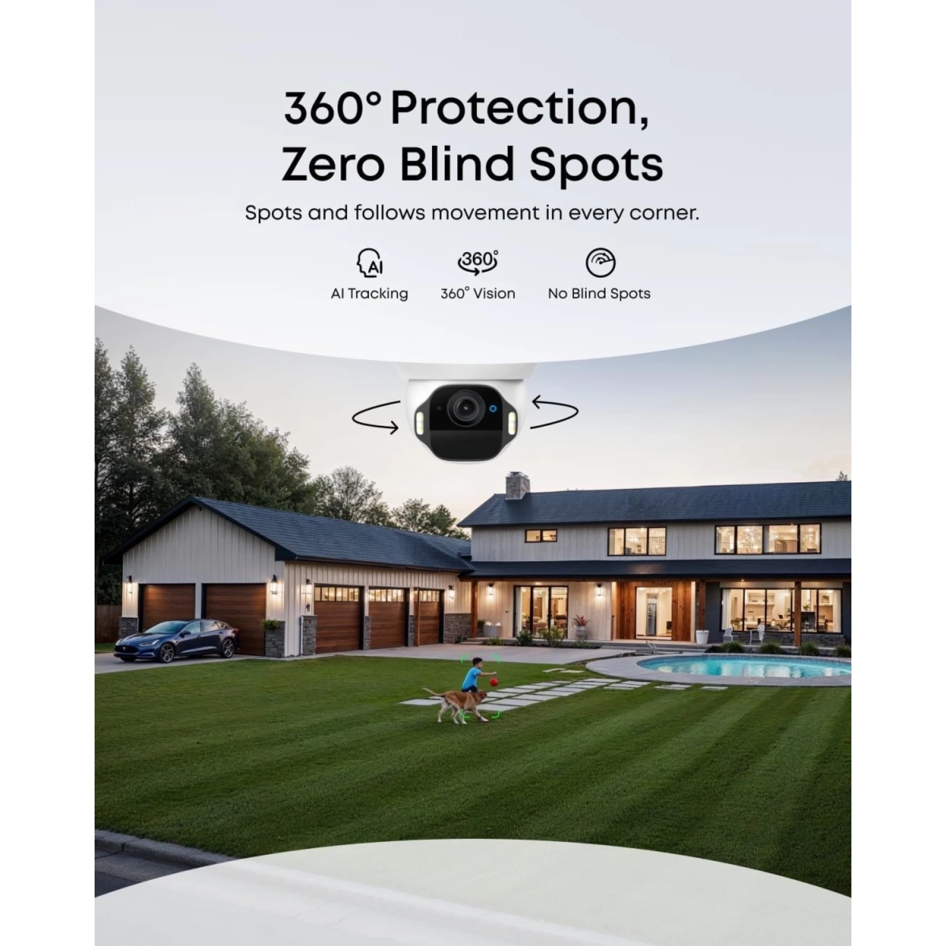 Eufy Security SoloCam Set E42 4-Cam sa Sloarnim Panelom