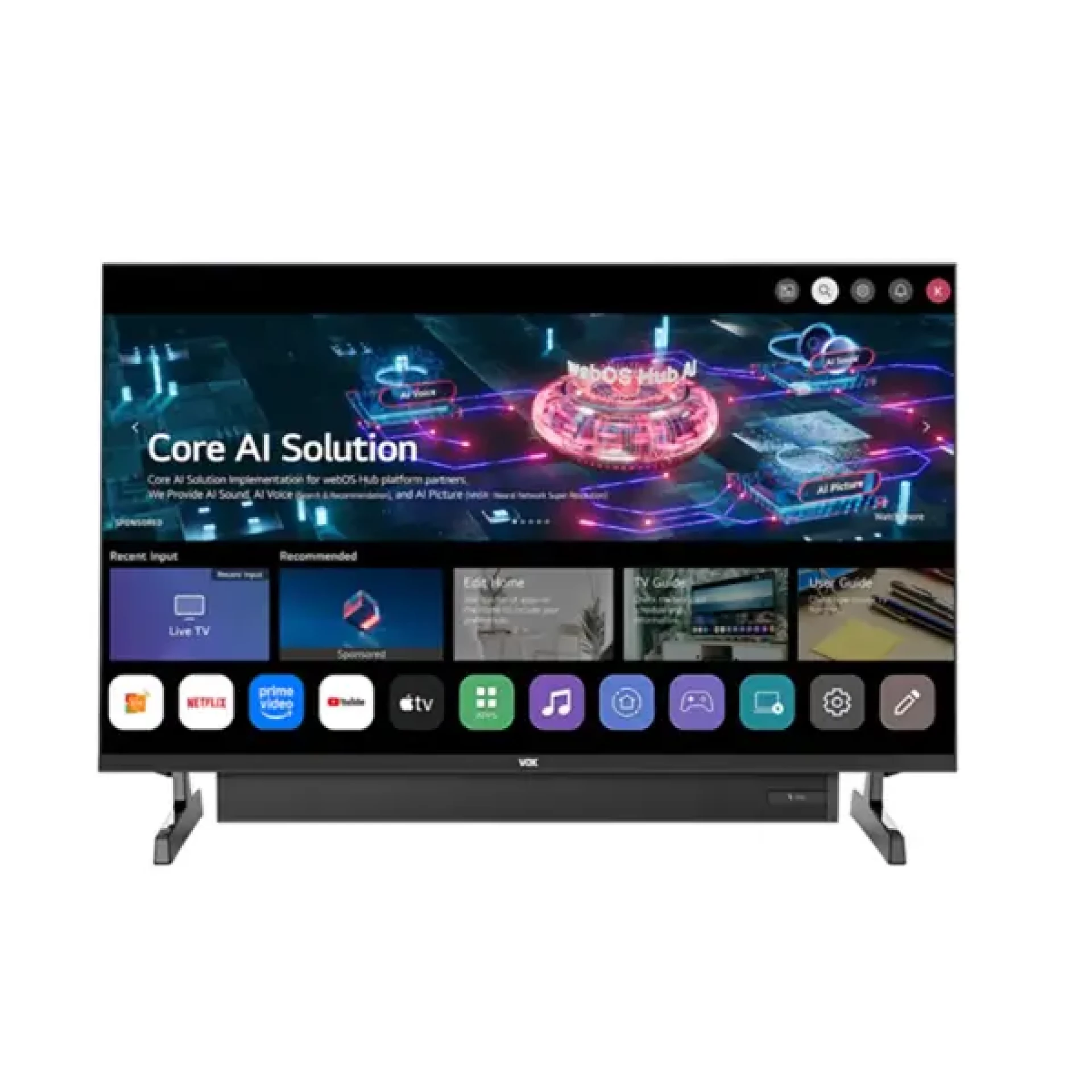 Vox 32WSB684H Smart TV 32" HD Ready DVB-T2