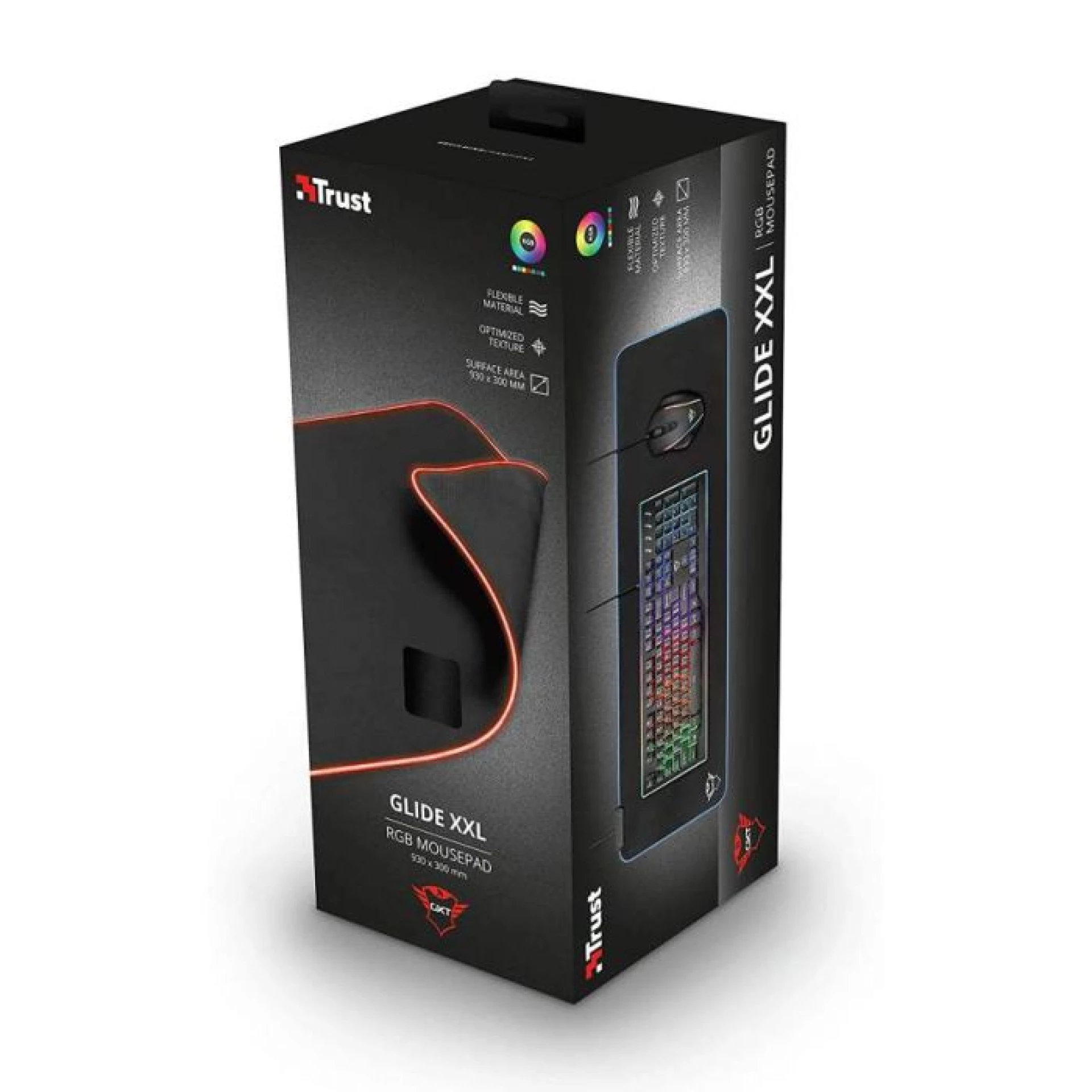 TRUST GAMING PODLOGA GXT 764 GLIDE-FLEX RGB XXL  (23395)