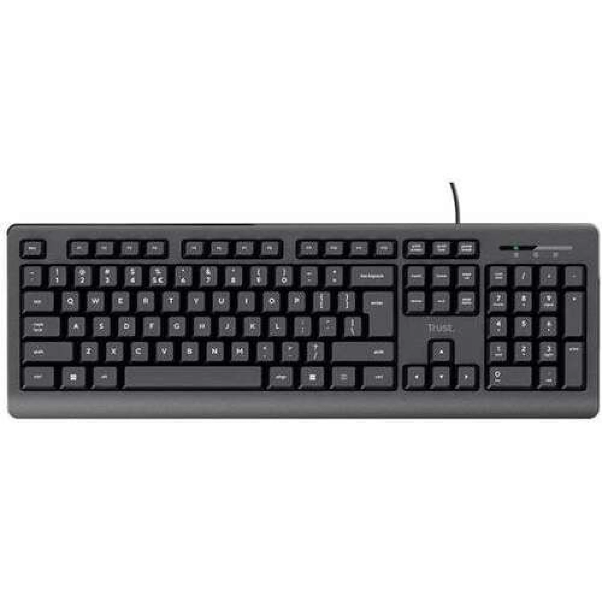 Trust Primo Illuminated tastatura crna