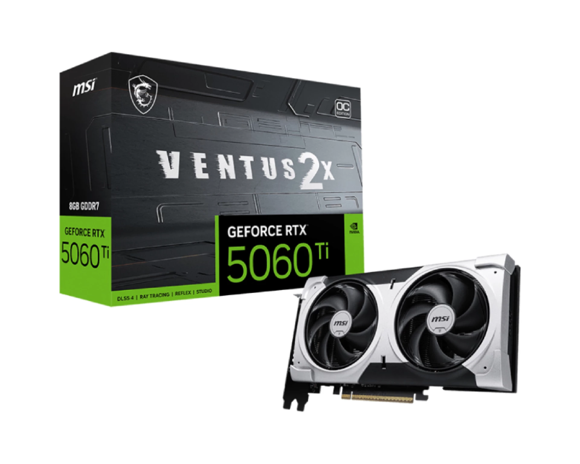 MSI GeForce RTX 5060 Ti VENTUS OC PLUS grafička kartica 8GB GDDR67 128bit