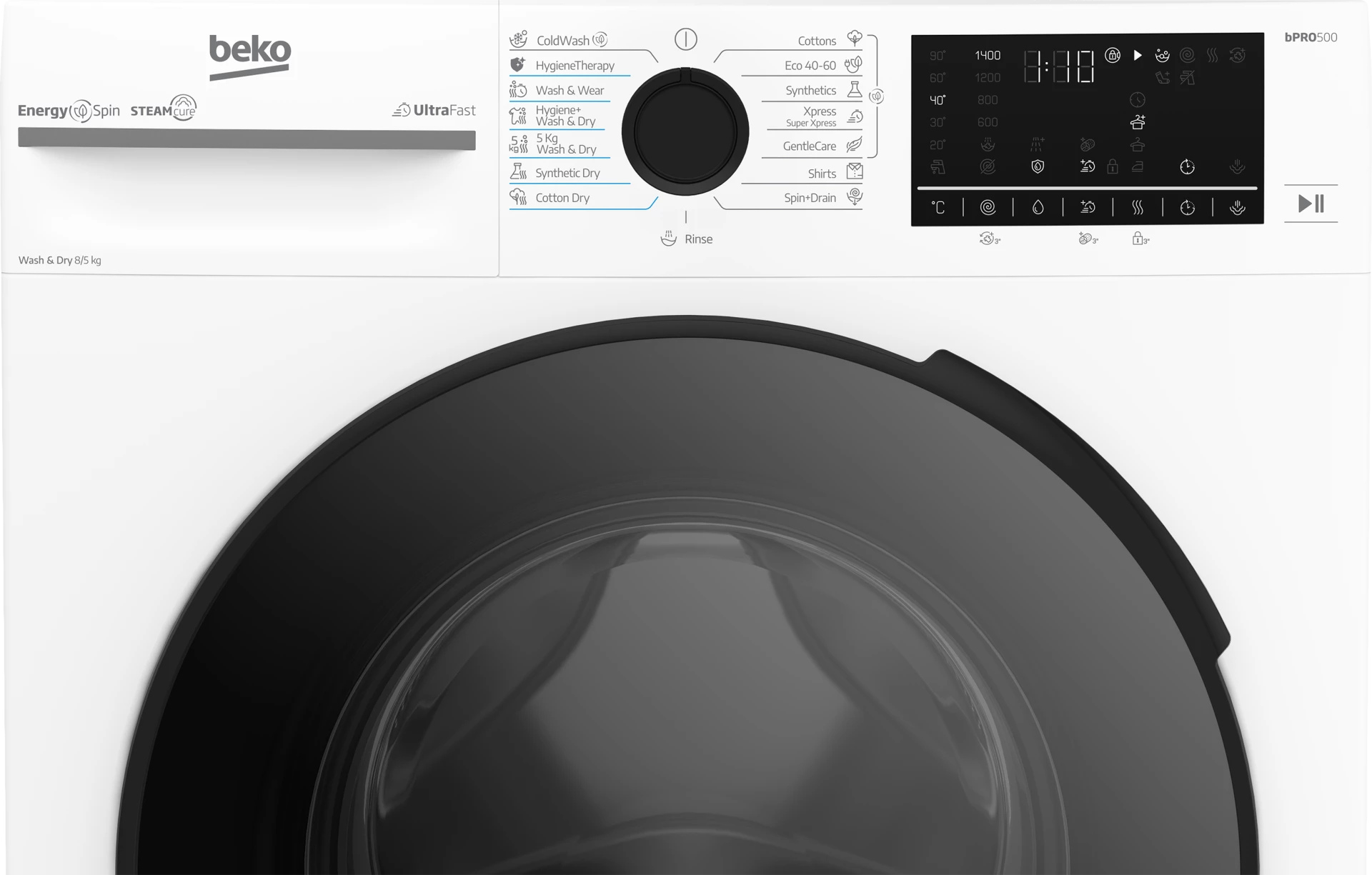 Beko Mašina za pranje i sušenje veša BM5DFT48447W ProSmart inverter 