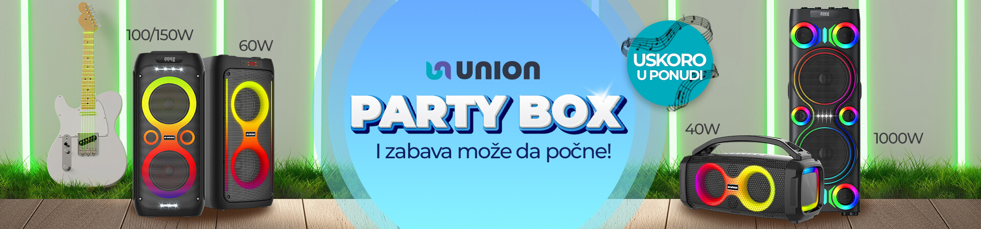 Uskoro stižu novi Union Party Box zvučnici