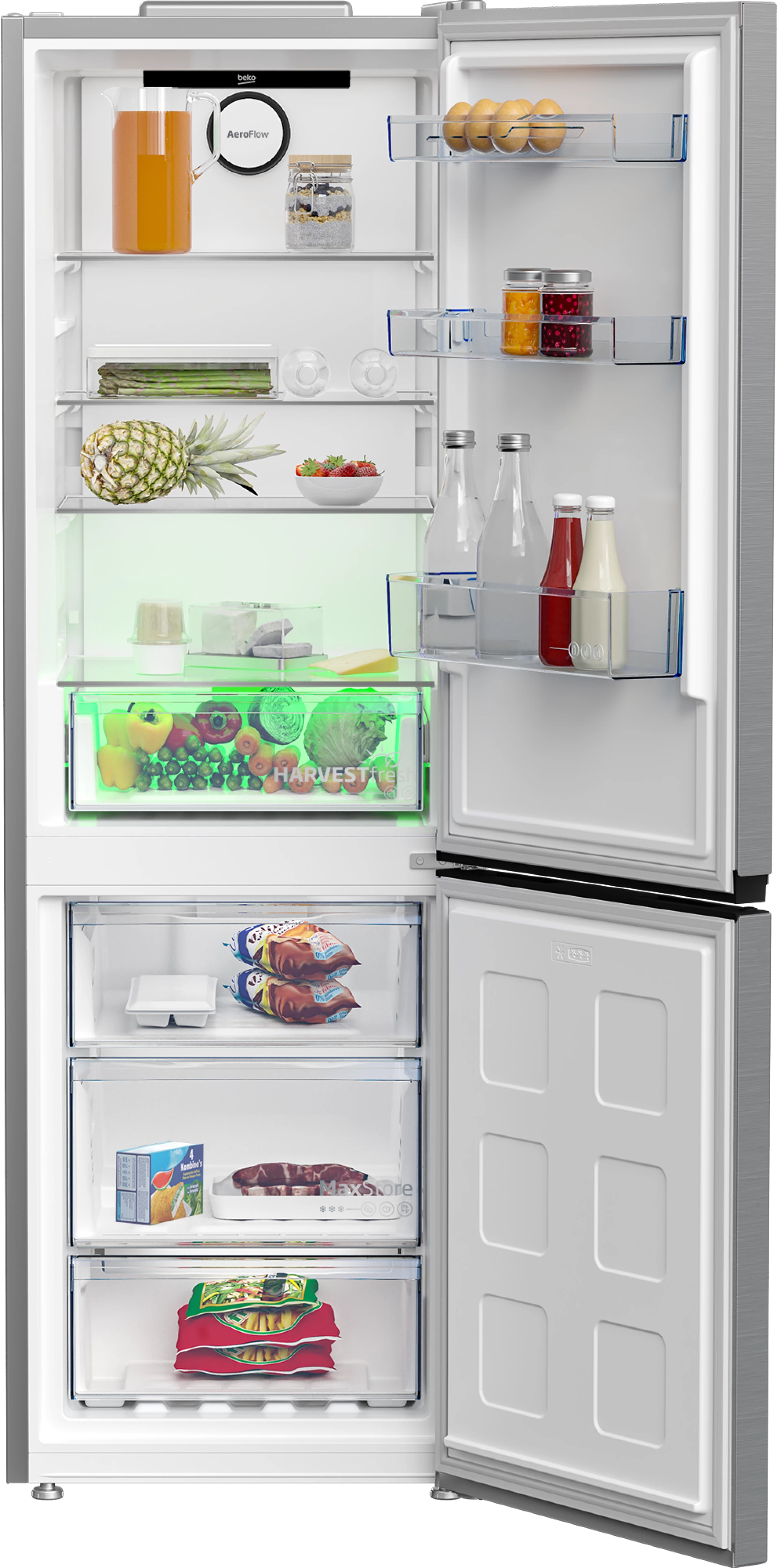Beko Kombinovani frižider B3RCNA364HDXB 