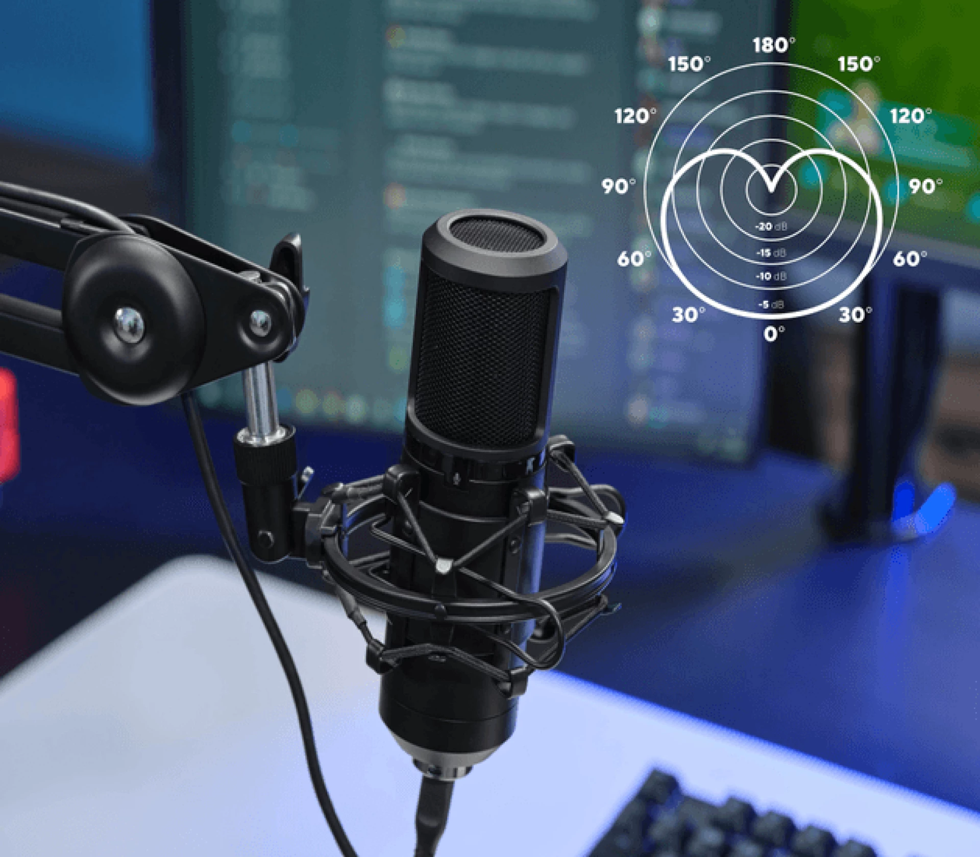 Trust Mikrofon GXT270 EMITA+ II MIC WITH ARM