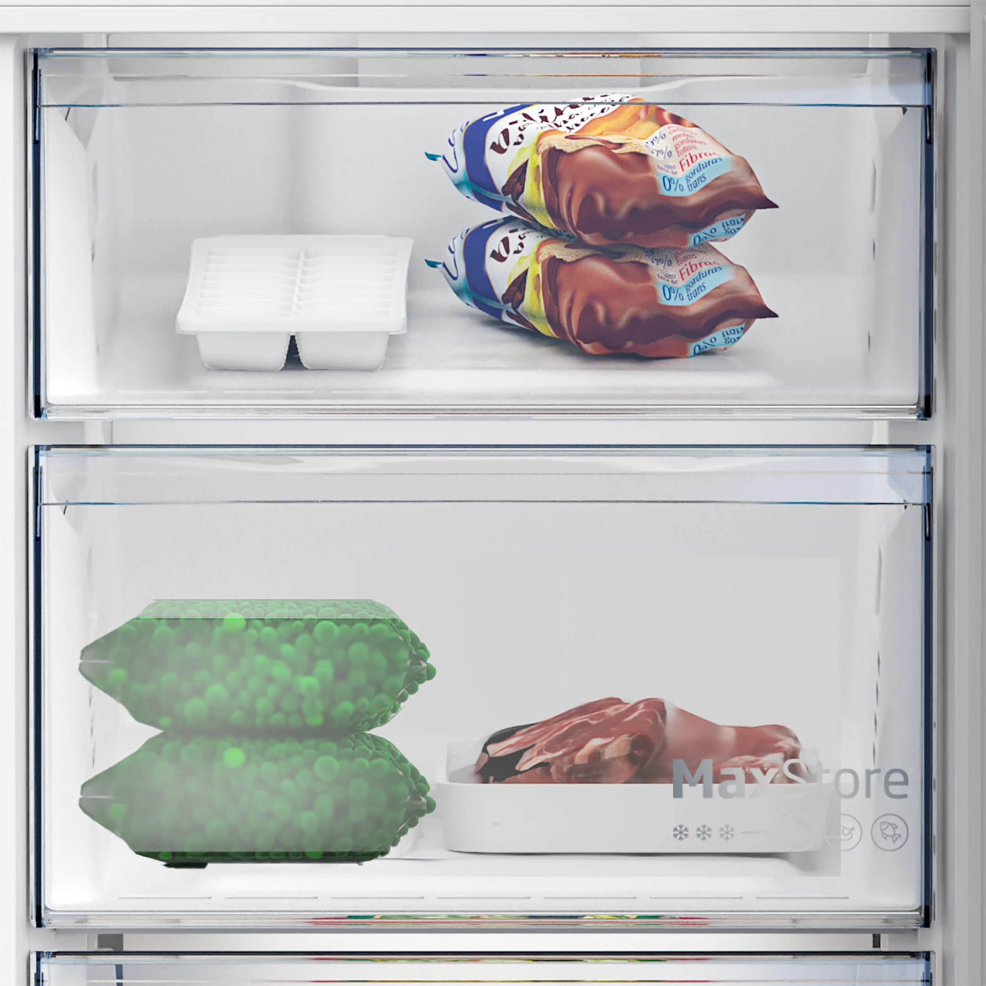 Beko Kombinovani frižider B3RCNA364HDXB 